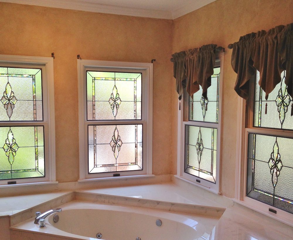 Bathroom Stained Glass sidelights