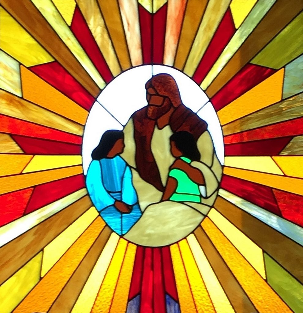 Church Stained Glass Baby