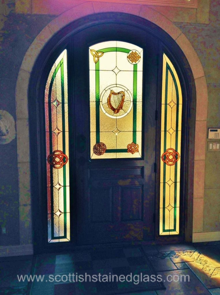Entryway Stained Glass Celtic Entryway Stained Glass Celtic