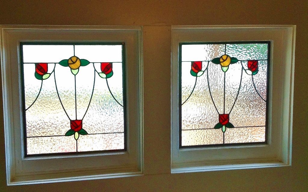 Floral Stained Glass squares