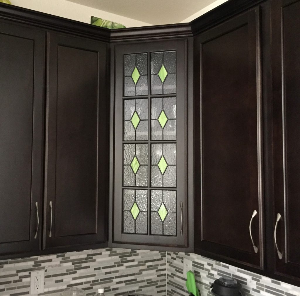 Kitchen Stained Glass side cabinent Kitchen Stained Glass side cabinent