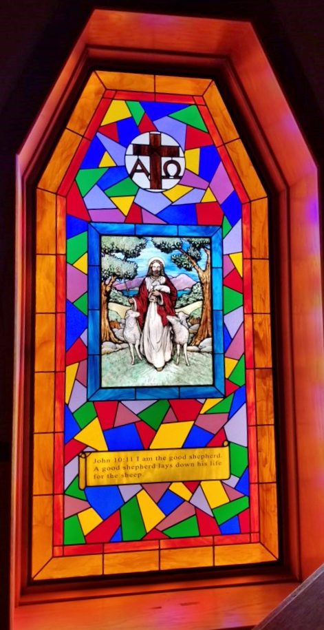 Religious Stained Glass jesus cross Religious Stained Glass jesus cross