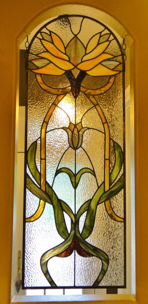 Sidelight Stained Glass orange